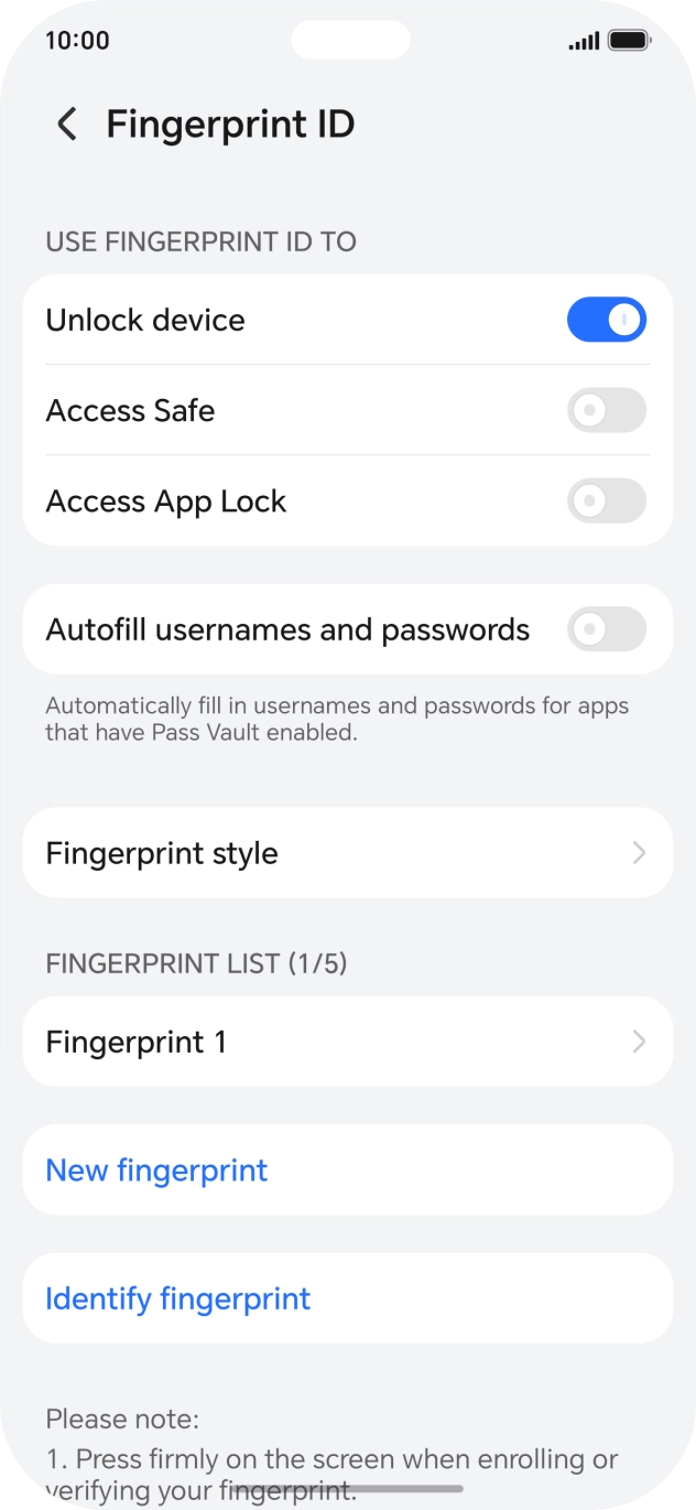 Press the indicators next to the required settings to turn them on or off. Press the indicators next to the required settings to turn them on or off.