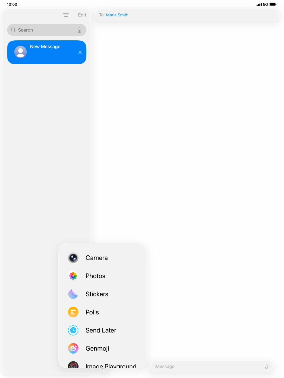 Press Genmoji. Press Genmoji.