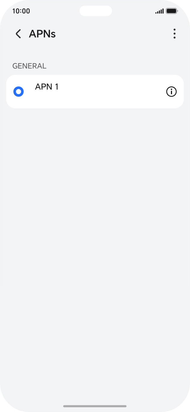 Press the menu icon. Press the menu icon.