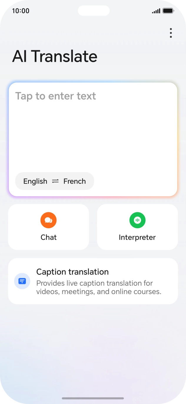 Follow the instructions on the screen to select the required language settings and use the function.