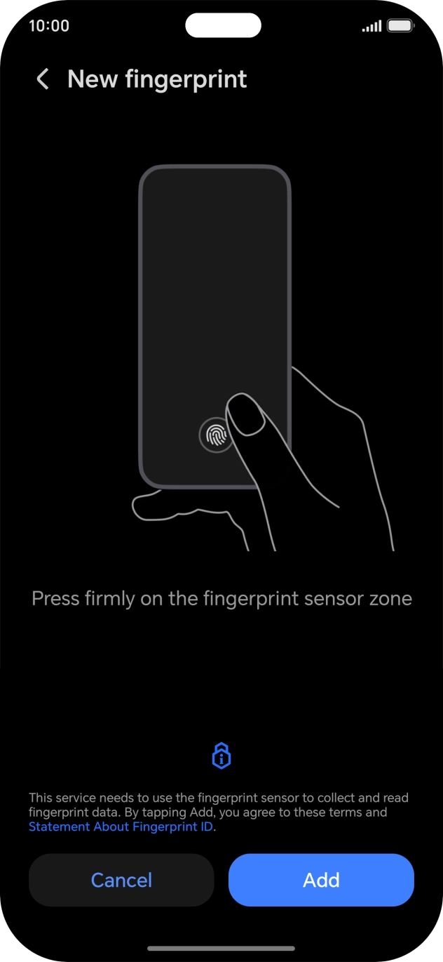 Press Add. Press Add.