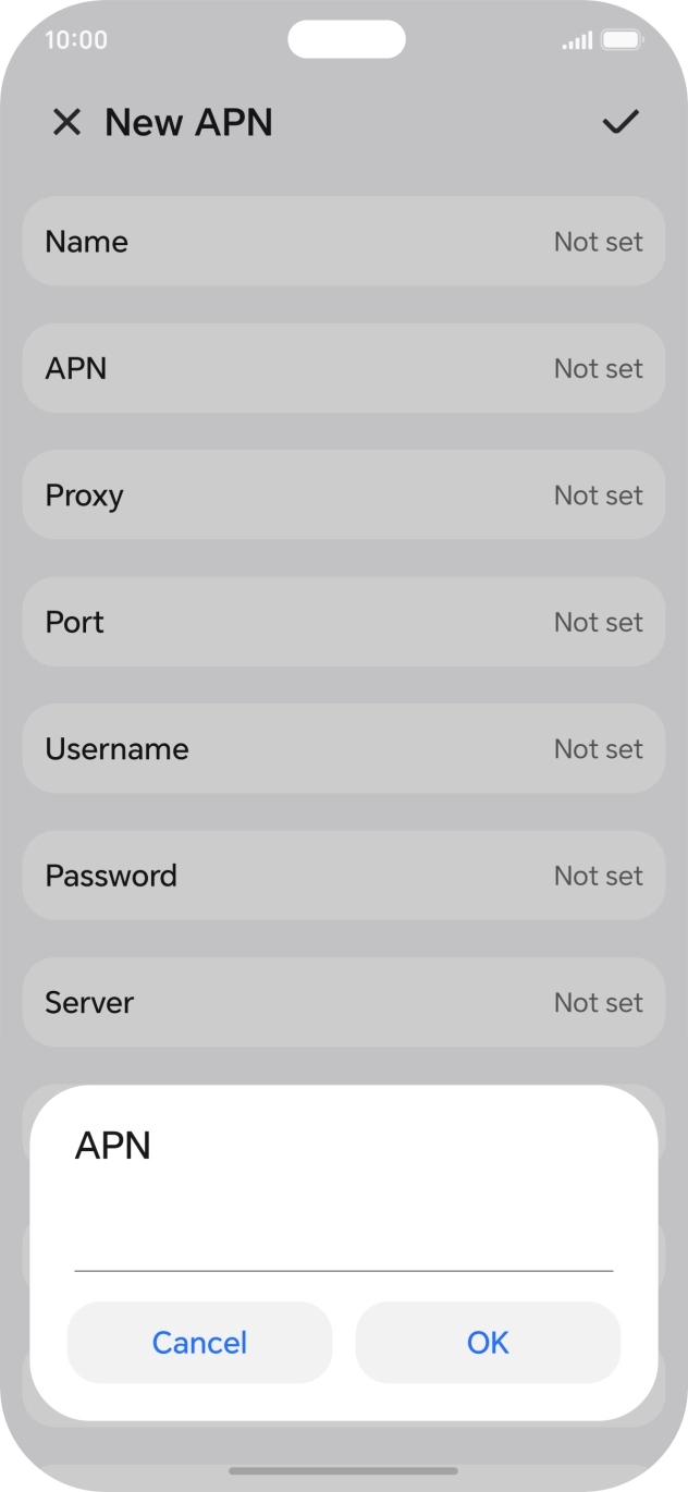 Key in mobile.o2.co.uk and press OK. Key in mobile.o2.co.uk and press OK.