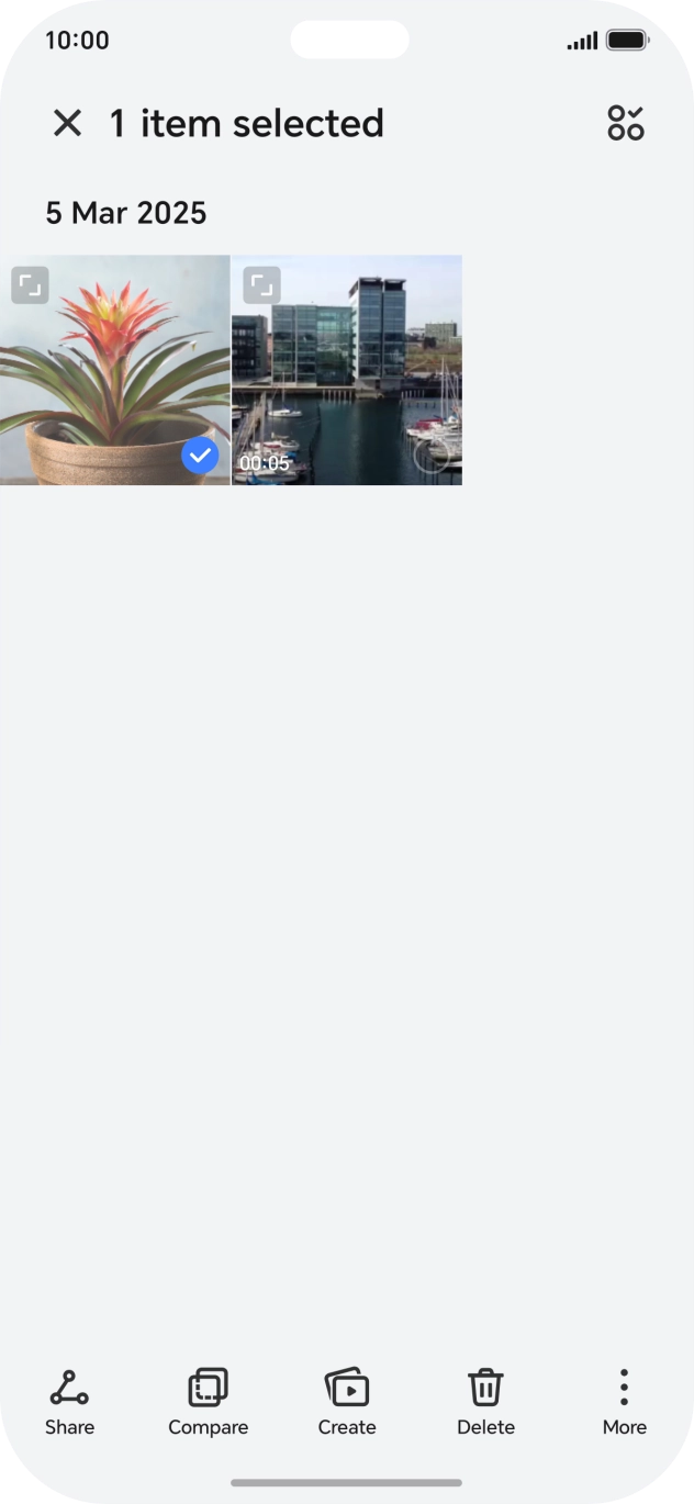 Press the select all icon.
