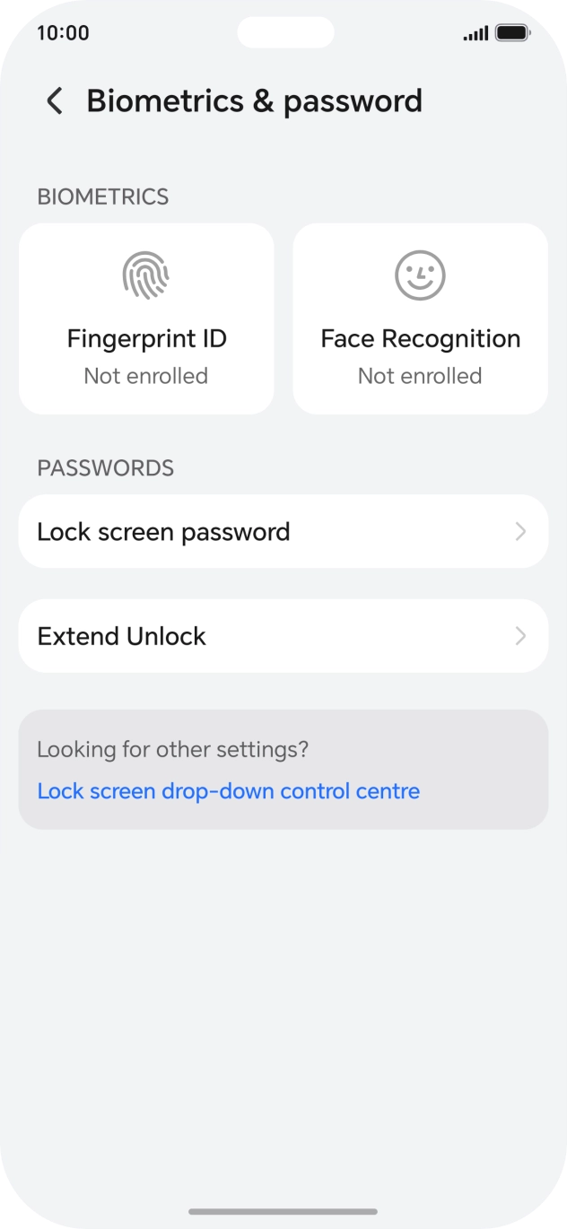 Press Fingerprint ID. Press Fingerprint ID.