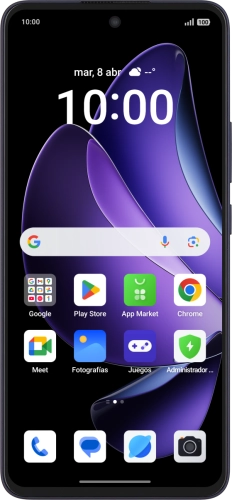 Imagen 1: Vista frontal del OPPO Reno13 F 5G - MidnightBlue