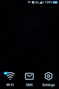 When the battery charging icon is displayed, the battery is charging.