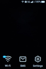 The battery icon shows the remaining battery power. The larger the coloured section of the icon, the more remaining battery power. You can also see the battery power level in percentages.