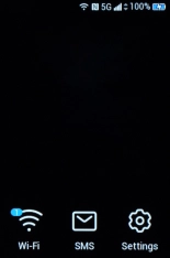 When the battery charging icon is displayed, the battery is charging.