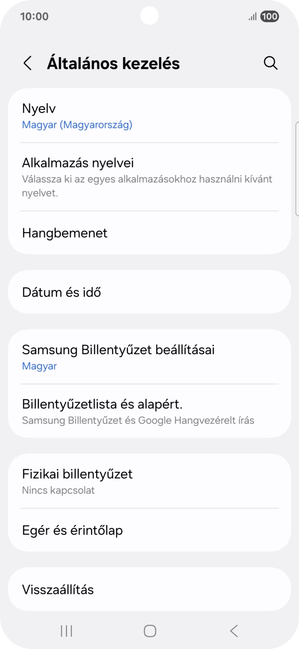 Válaszd a Visszaállítás lehetőséget. Válaszd a Visszaállítás lehetőséget.