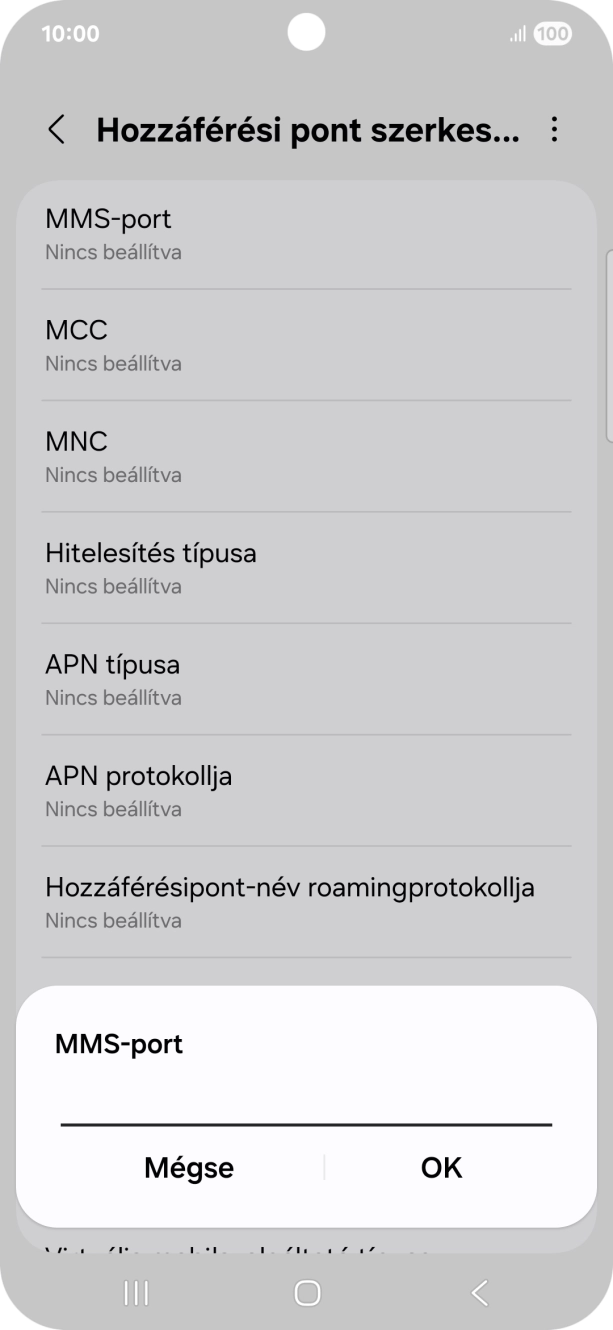 Írd be azt, hogy 8080, és válaszd az OK lehetőséget.