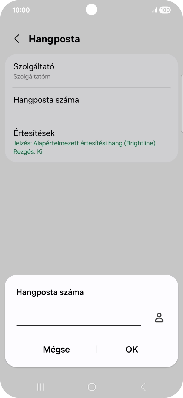 Írd be azt, hogy +36709090999, és válaszd az OK lehetőséget. Írd be azt, hogy +36709090999, és válaszd az OK lehetőséget.