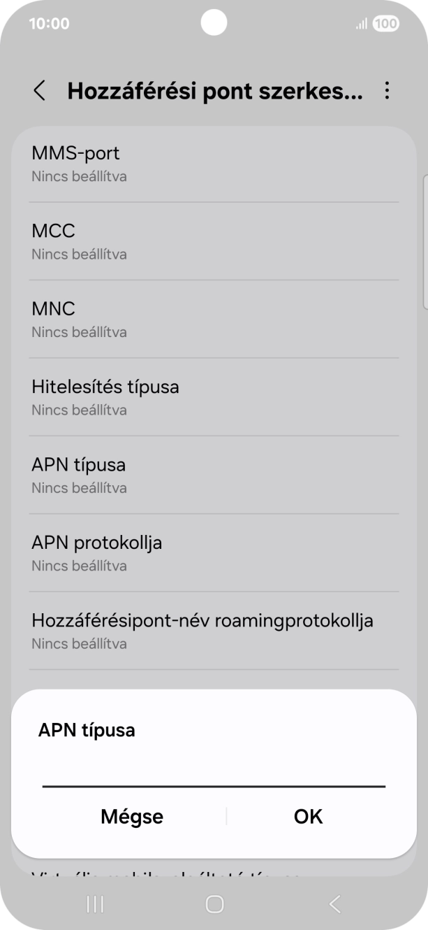 Írd be azt, hogy default, és válaszd az OK lehetőséget. Írd be azt, hogy default, és válaszd az OK lehetőséget.