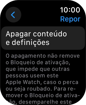 Prima Apagar conteúdo e definições.