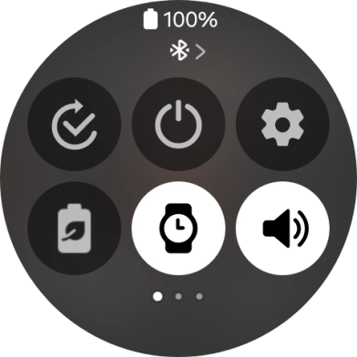 Press the power off icon.