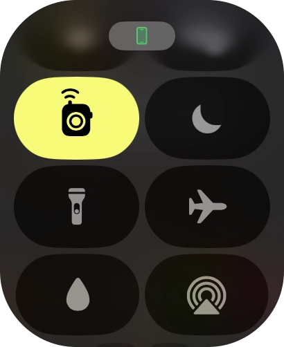 Prima o ícone de Não incomodar para ativar ou desativar a função.