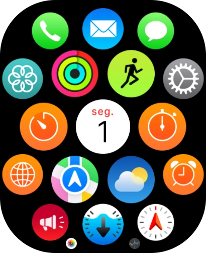 Prima o ícone de mensagens.