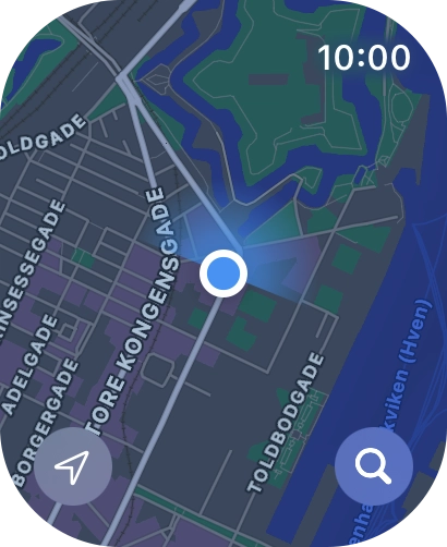 Prima o ícone para pesquisar.