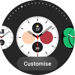 Press Customise.
