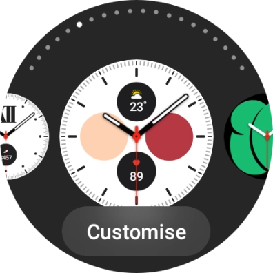 Press Customise.