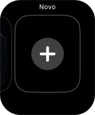 Prima o ícone para adicionar.