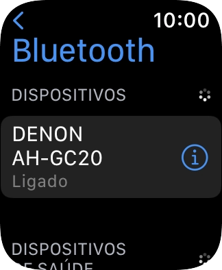 Prima a Digital Crown para terminar e voltar ao ecrã inicial.