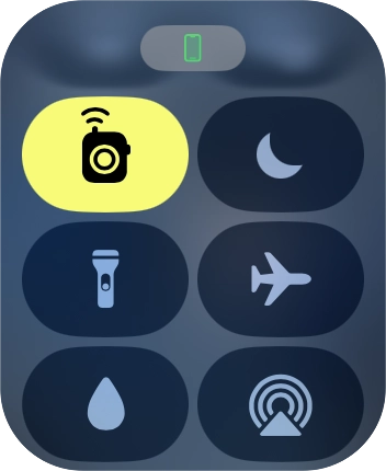 Prima o ícone de Não incomodar para ativar ou desativar a função.