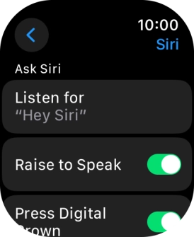 Press Listen for.