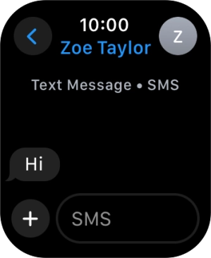 Press SMS.