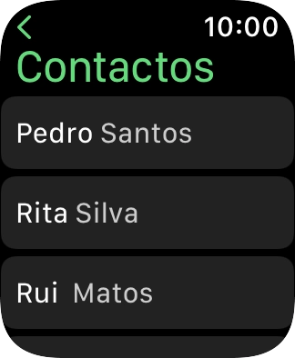 Prima o contacto pretendido.