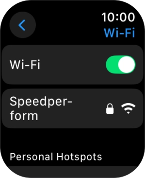 Press the Digital Crown several times to return to standby mode.