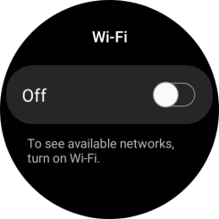 Press the indicator below 'Wi-Fi' to turn on the function.