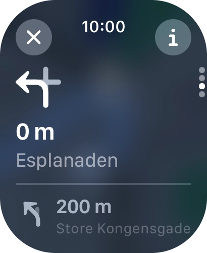 Prima o ícone para terminar.