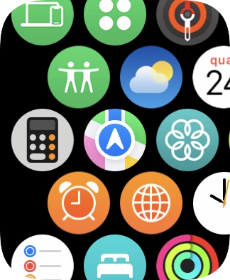 Prima o ícone de Mapas.