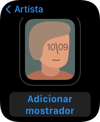 Prima Adicionar mostrador.