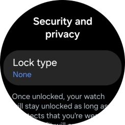 Press Lock type.