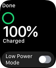 Press the indicator next to 'Low Power Mode' to turn on the function.