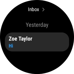 Press the required email to read it.