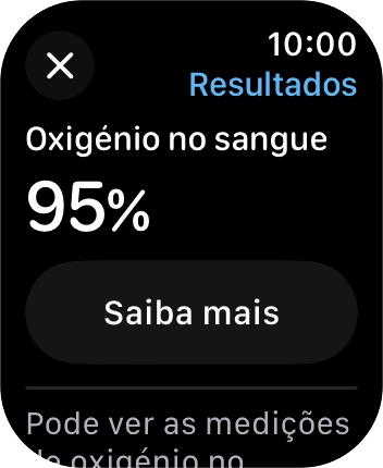 O seu resultado é mostrado no ecrã.