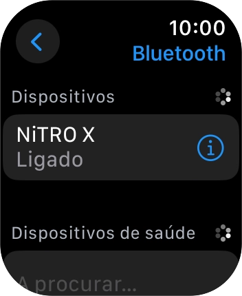 Prima a Digital Crown para terminar e voltar ao ecrã inicial.