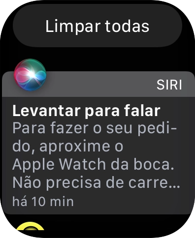 Prima a notificação pretendida para abri-la.