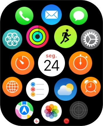 Prima o ícone de definições.