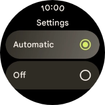 Press Automatic to turn on mobile data.