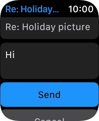 Press Send.