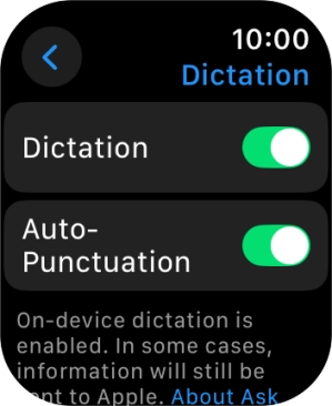 Press the Digital Crown several times to return to standby mode.