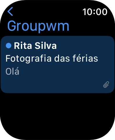 Prima a seta para a esquerda.