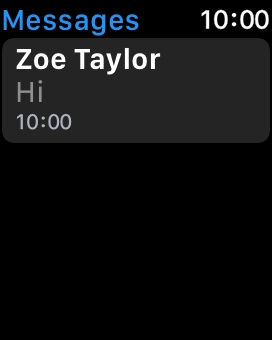 Press the required iMessage.