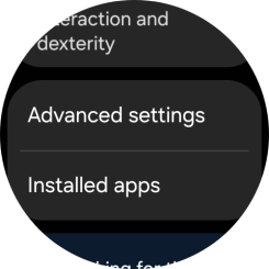 Press Advanced settings and follow the instructions on the screen to select the required settings.