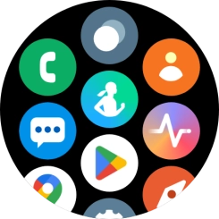Press the message icon.