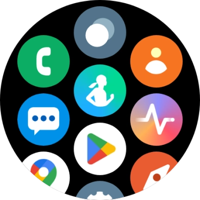 Press the message icon.