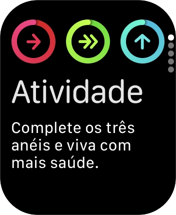 Prima a Digital Crown para terminar e voltar ao ecrã inicial.